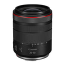 Canon RF 20-50mm f4 L IS USM PZ lens on a white background