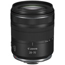 Canon RF 28-70mm f2.8 IS STM lens with compact design, fast aperture, and image stabilization for high-quality photos and videos