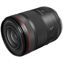 Canon RF 35mm f1.4L VCM lens with fast aperture and silent autofocus for photography and video.