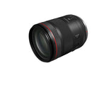 Canon RF 85mm f1.4 L telephoto camera lens with VCM autofocus and manual iris control ring for portraits and video.