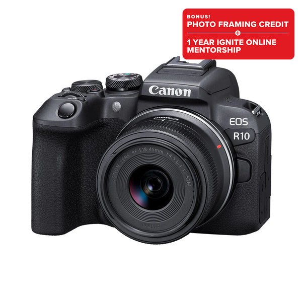 Canon EOS R10 with RF-S 18-45mm