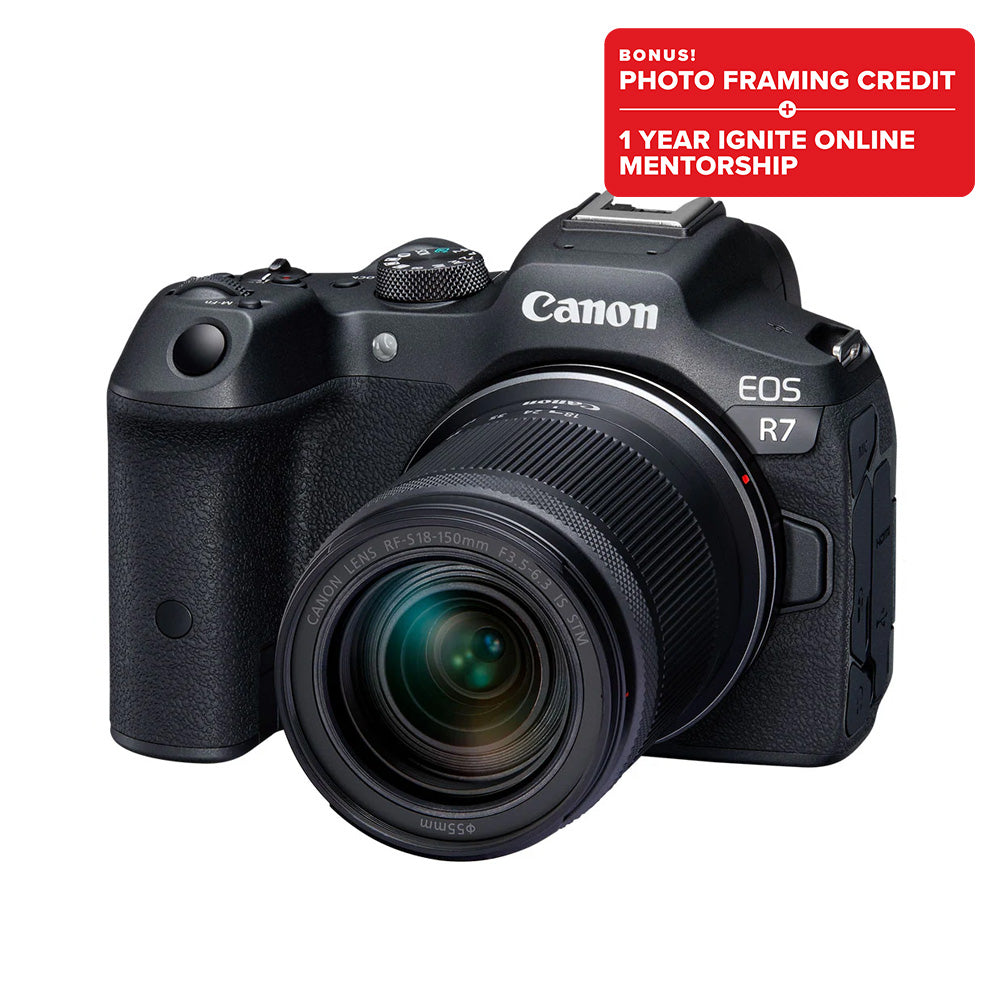 Canon EOS R7 with RF-S 18-150mm