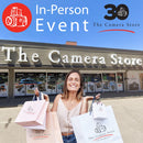 The Camera Store's 30th Anniversary Sale Event - Sat. Aug. 29