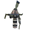 Cotton Carrier Skout G2 sling harness with Twist & Lock mount for secure camera carrying in Realtree Xtra Camo design
