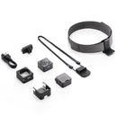 DJI Action 2 128GB Power Combo magnetic action camera accessories with wrist strap and USB cable