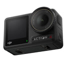 DJI Action 4 compact action camera with dual screens and 155° ultra-wide lens