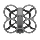 Top view of DJI Avata 2 Drone with protective propeller guards and camera beneath