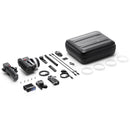 DJI Focus Pro all-in-one combo kit with LiDAR focus system, grip, motor, hand unit, and carrying case for advanced cinematography