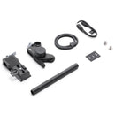 DJI Focus Pro Motor kit with mounting hardware, cable, and belt for precise focus, zoom, and aperture control