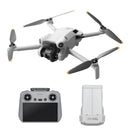 DJI Mini 4 Pro drone with RC 2 controller, advanced 4K camera, obstacle sensing, and 20km video transmission.