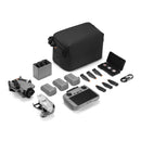 DJI Mini 5 Pro Fly More Combo with drone, remote controller, batteries, propellers, carrying case, and accessories set