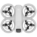 DJI Neo Drone compact white drone with propeller guards and black blades top view