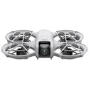DJI Neo Drone compact white drone with 4K camera and propeller guards