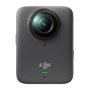 DJI Osmo 360 compact 8K 360-degree camera with large lens and built-in microphone.