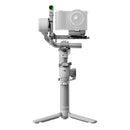 DJI RS 4 Mini lightweight camera gimbal stabilizer with tripod and smart tracking module