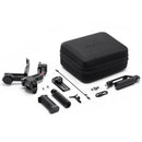 DJI RS 4 Pro professional camera stabilizer kit with accessories and carrying case on white background