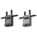 DJI SDR Transmission combo with compact transmitter and receiver, foldable antennas, 1080p video, 3 km range, USB-C output, and multi-frequency auto hopping for stable wireless transmission