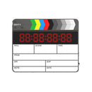 Deity TC-SL1 Timecode Slate with Bluetooth, dot matrix display, dual battery, and wooden clapper.