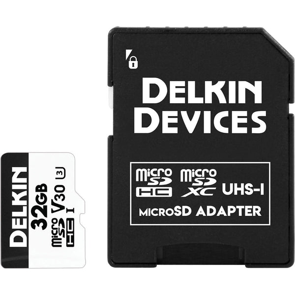 Delkin Advantage 32GB microSD 660x V30 Memory Card