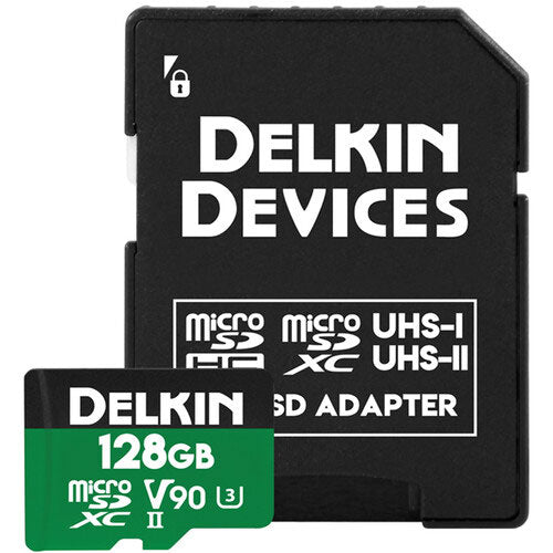 Delkin Devices 128GB Power microSD UHS-II V90