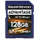 Delkin Advantage 128GB SDXC UHS-I v30 Memory Card