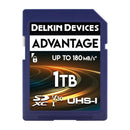 Delkin Advantage 1TB SDXC UHS-I v30 Memory Card