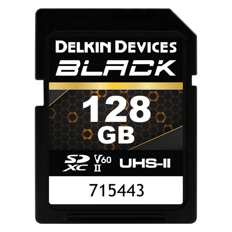 Delkin Black SDXC UHS-II V60 - 128GB