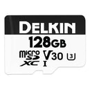 Delkin Hyperspeed 128GB microSDXC card V30 UHS-I for 4K video and high-speed data transfer