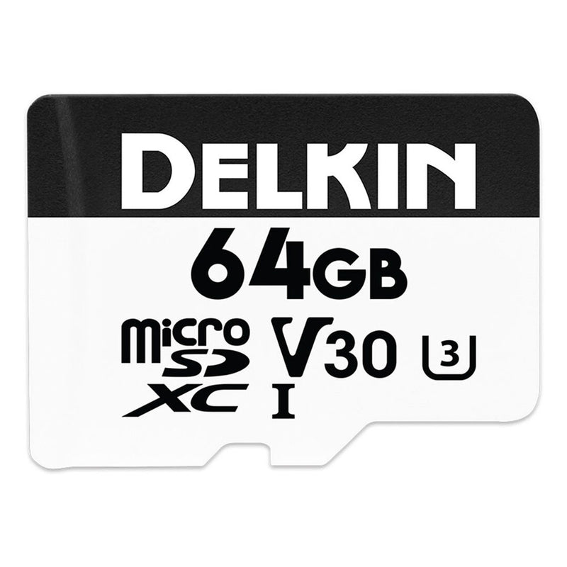 Delkin Hyperspeed 64GB V30 UHS-I microSD