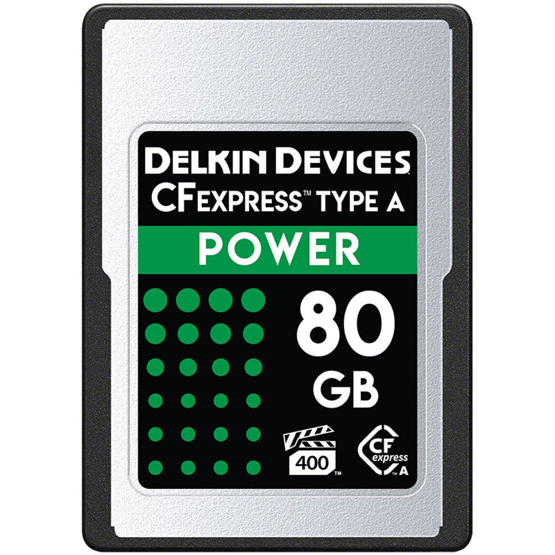 Sony NP-FZ100 Battery with Delkin Power 80GB CFexpress Memory Card