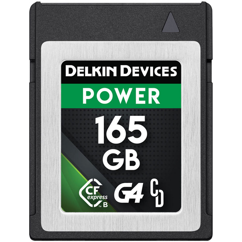 Delkin Power CFexpress G4 Type B 165GB with Card Reader