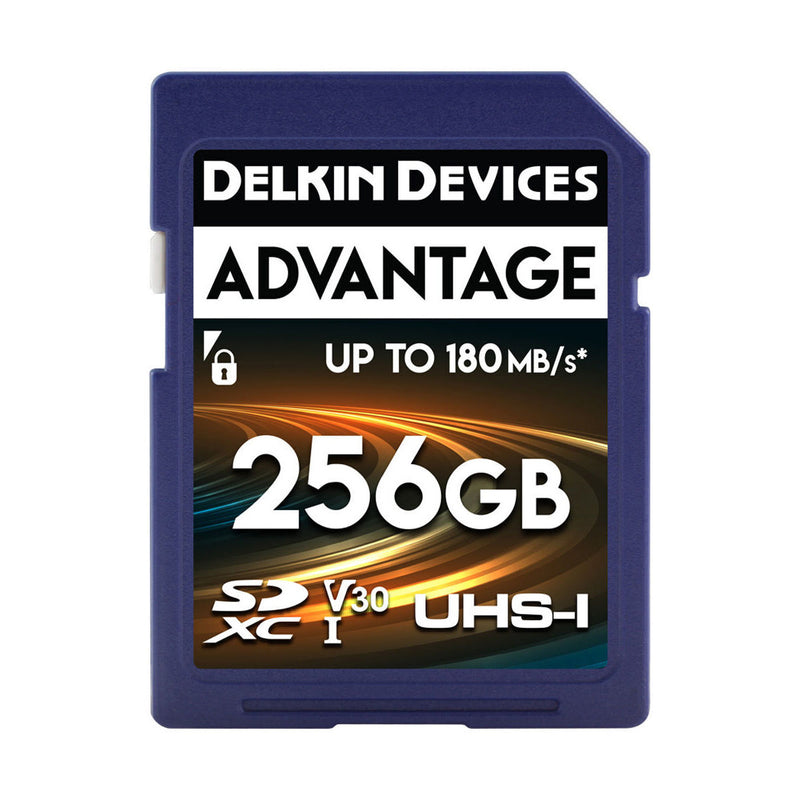 Delkin Advantage 256GB SDXC UHS-I v30 Memory Card