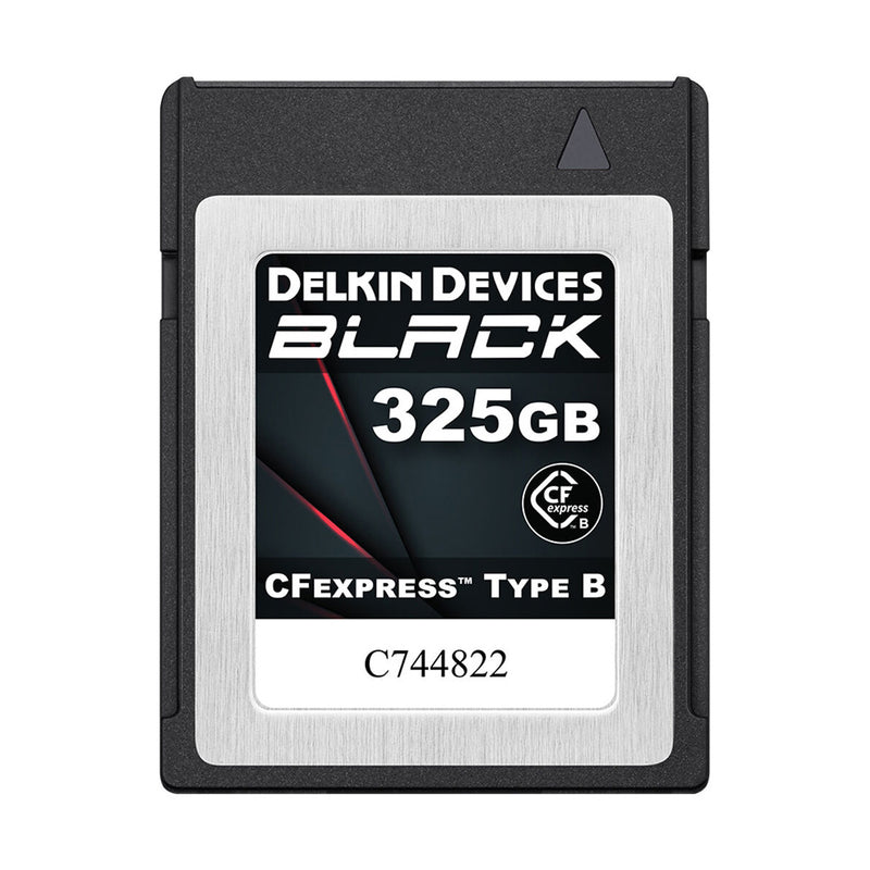Delkin Black CFexpress Type B 325GB with Card Reader