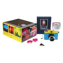 Diana F+ Camera CMYK Edition with flash, colorful retro analog camera kit with gel filters and manual shutter options