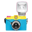Diana F+ Camera CMYK Edition analogue camera with flash and colorful retro design
