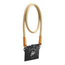 Fab F8 Rope Camera Strap in tan with braided polyester rope and leather ends