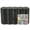 Flic Film 120 film hard case for 3 or 5 rolls with tight fitting cap and lightproof material