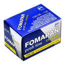 Foma Fomapan Classic 100 black and white ISO 100 film roll showing high resolution and fine grain characteristics