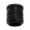 Fotodiox Macro Extension Tube Set for Canon EF and EF-S lenses with 7mm, 14mm, and 28mm tubes for close-up macro photography