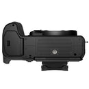 Fujifilm GFX100S II large format digital camera body side view lightweight ergonomic design