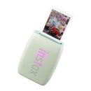 The FUJIFILM Instax Mini Link 3 smartphone printer in Sage Green on a white background