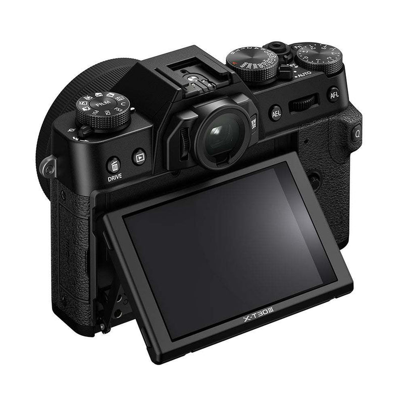 FUJIFILM X-T30 ブラックボディ FUJIFILM X-T30 III mirrorless camera body at The Camera Store
