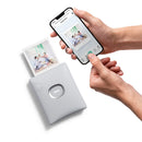 FUJIFILM INSTAX SQUARE Link smartphone printer printing photo from mobile device in Ash White color