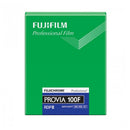 FUJIFILM Fujichrome Provia 100F 4x5 color reversal film pack with 20 sheets for professional photography