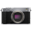 FUJIFILM X-E5 camera body with 40.2MP sensor and interchangeable lens mount in black and silver design