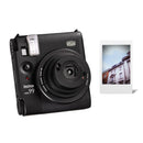 Fujifilm Instax Mini 99 instant camera with black matte finish and sample instant photo print
