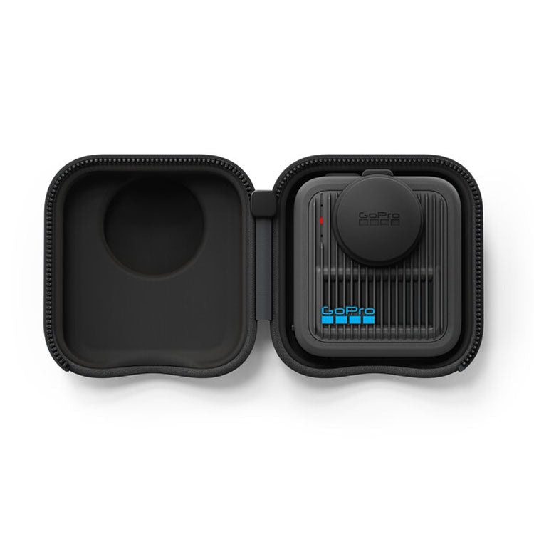 GoPro MAX2 Protective Case open with camera inside showing protective interior design
