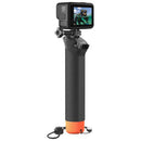 GoPro The Handler floating hand grip with bright orange cap and wrist strap for water sports stability and control