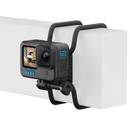 GoPro GUMBY Flexible Mount securing GoPro camera to a white block with twist ties for versatile angles
