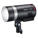 Godox AD300Pro II portable flash with color group indicators and intuitive controls